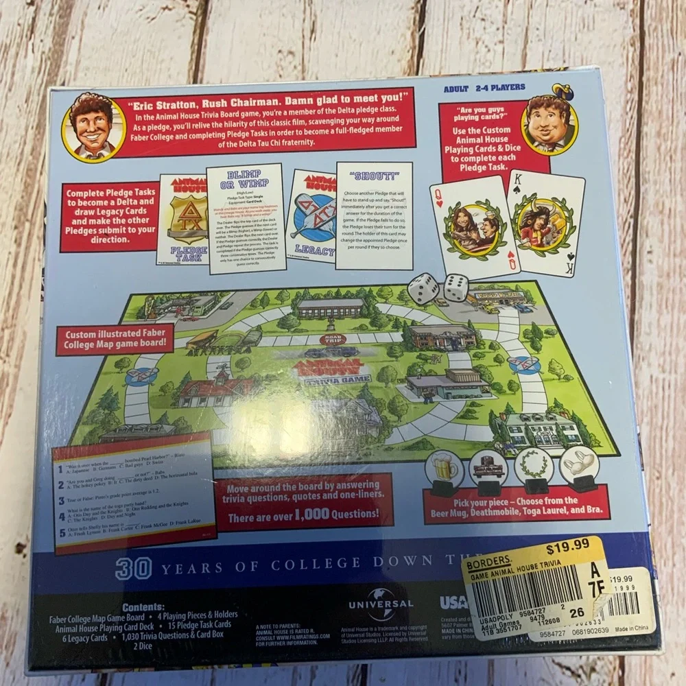 NEW SEALED Animal House‎ Trivia Game